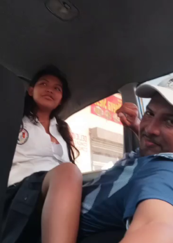 Colegiala en el Carro con Señor + VIDEOS 12