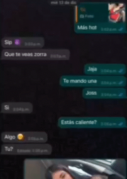Asi de caliente se puso el chat + video 4